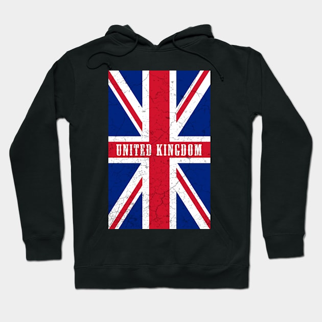 United Kingdom Flag Hoodie by Mila46